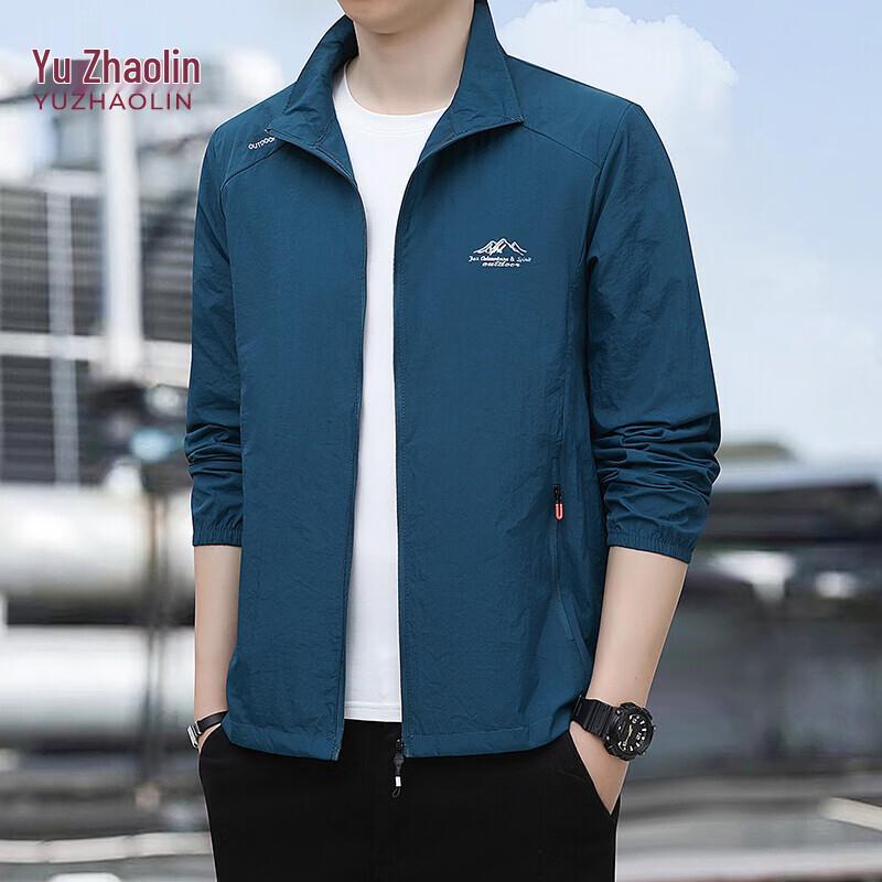 YUZHAOLIN Men s Summer Outdoor UV Protection Jacket L
