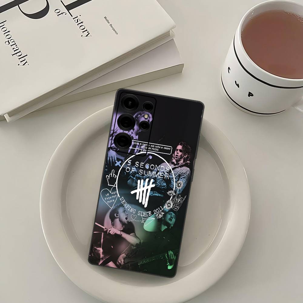 Seconds-of-Summers-5SOS Phone Case For Samsung S 24 Fe 25 Ultra Plus 20 Lite 21 30 22 23 24 22 Ultra 5G Fundas