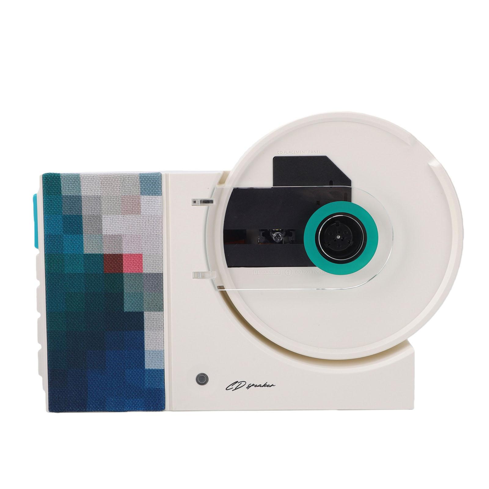 

CD Player Wall Mount Desktop Bluetooth Speaker CD Player with Remote Control for Home зелений