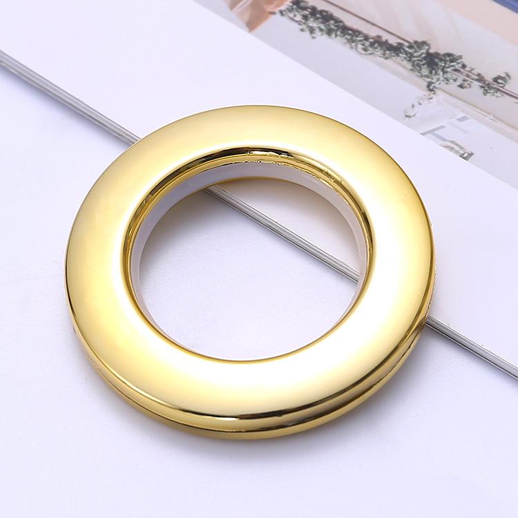 80Pcs Curtain Grommet Top Eyelet Rings Curtain Eyelet Metal Ring Low Noise Roman Rod Ring DIY Home Curtain Accessories