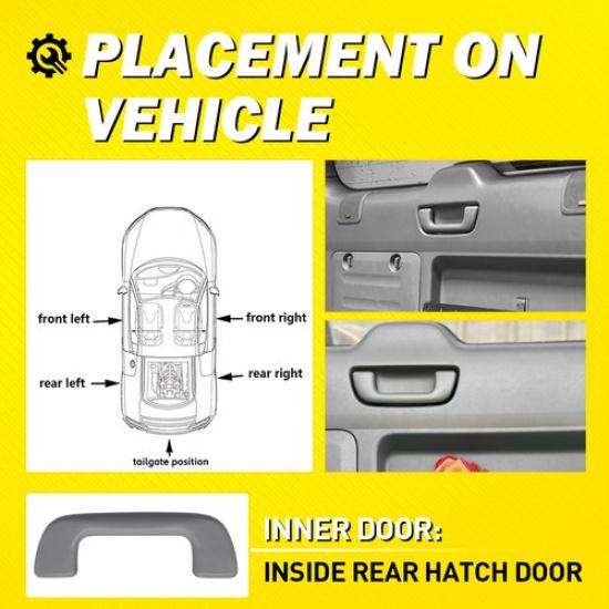 For 2003-09 Toyota Lexus Gx470 Rear Roof Coat Hook Assist Pull Handle Plastic EA