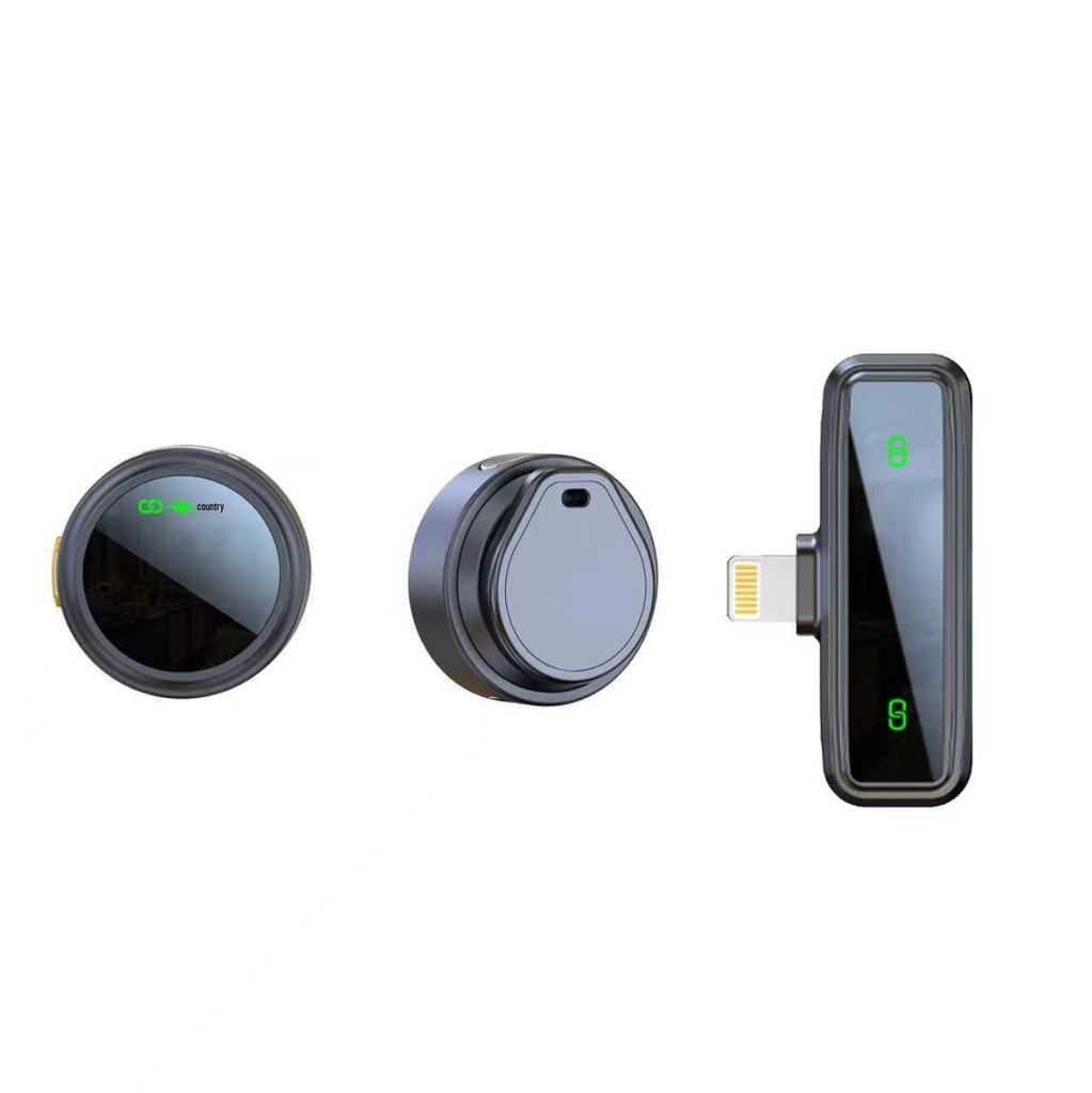 New J81 Lavalier Microphone: Smart Noise Reduction, Wireless J82 Three-in-One Mic