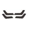 For Benz C-Class 2008-2014 Real Carbon Fiber Inner Door Handle Lock Sticker Trim