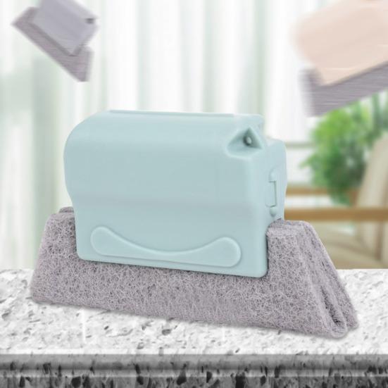 Yousheng 3Pcs Window Track Cleaner Brush Set Cleaning Tough Stains Removal Flexible Cleaning Brush Hand-held Groove Cleaning Tools