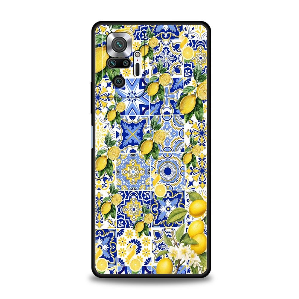 

Летние Фрукты Лимонный Принт Чехол Для Телефона Для Xiaomi Redmi Note 15 14 13 12 4G 9 10 11 Pro Plus 5G 14C 13C 12C 10C Мягкий ТПУ Чехол Redmi Note 14 4G