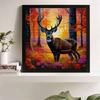 New Arrival 5D DIY Full Circle Diamond Painting "Elk" Embroidery Cross Stitch Home Decor Gift