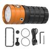 Diving Photography Fill Light 10000LM 12LED Professional Diving Flashlight for 100m