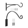 Traditional Black Plant Holder For Outdoor Use Durable Powder Completed Design Supplements Various Deck Styles