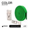 1pairs Wide Elastic Flat Straps with Metal Press Buckles - No Need To Tie Lazy Shoelaces, Lightweight Elastic Shoelaces Suitable for Sports Shoes