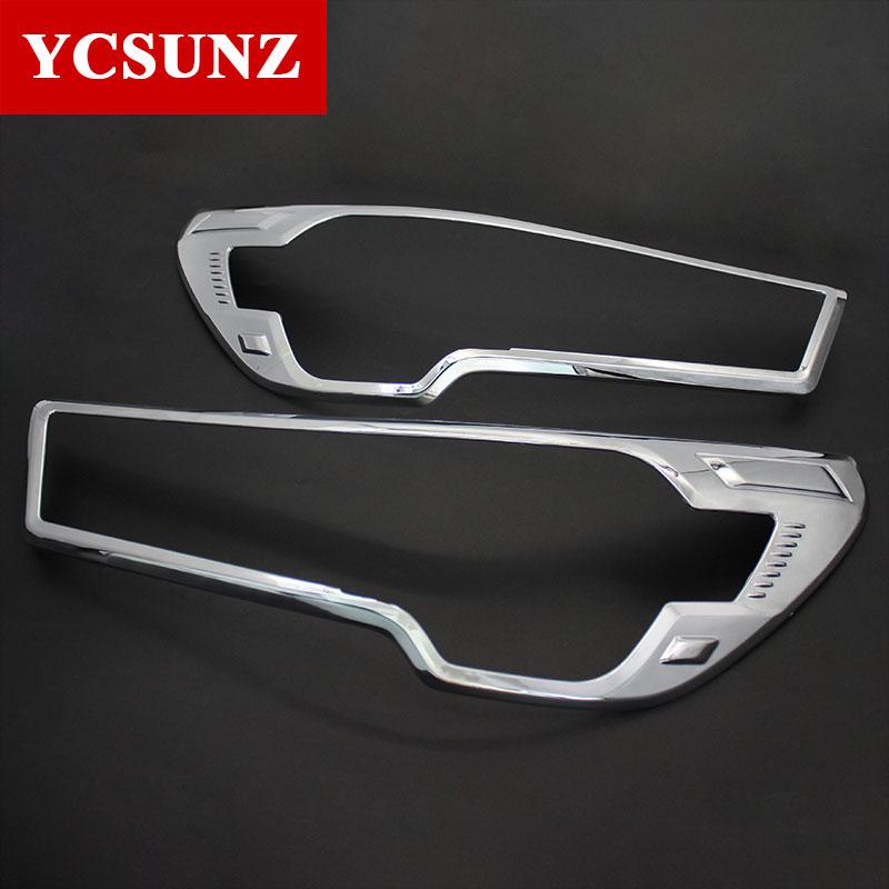 ABS Headlight Cover Car Accessories For Toyota Hilux 2021 2022 2023 4x4 Head Light Exterior Parts Double Cabin YCSUNZ