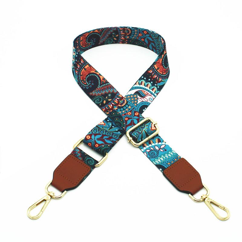 Colorful Bag Straps Nylon Crossbody Messenger Detachable Adjustable Handbag Shoulder Strap Women Purse Belt Accessory 3.8cm Wide