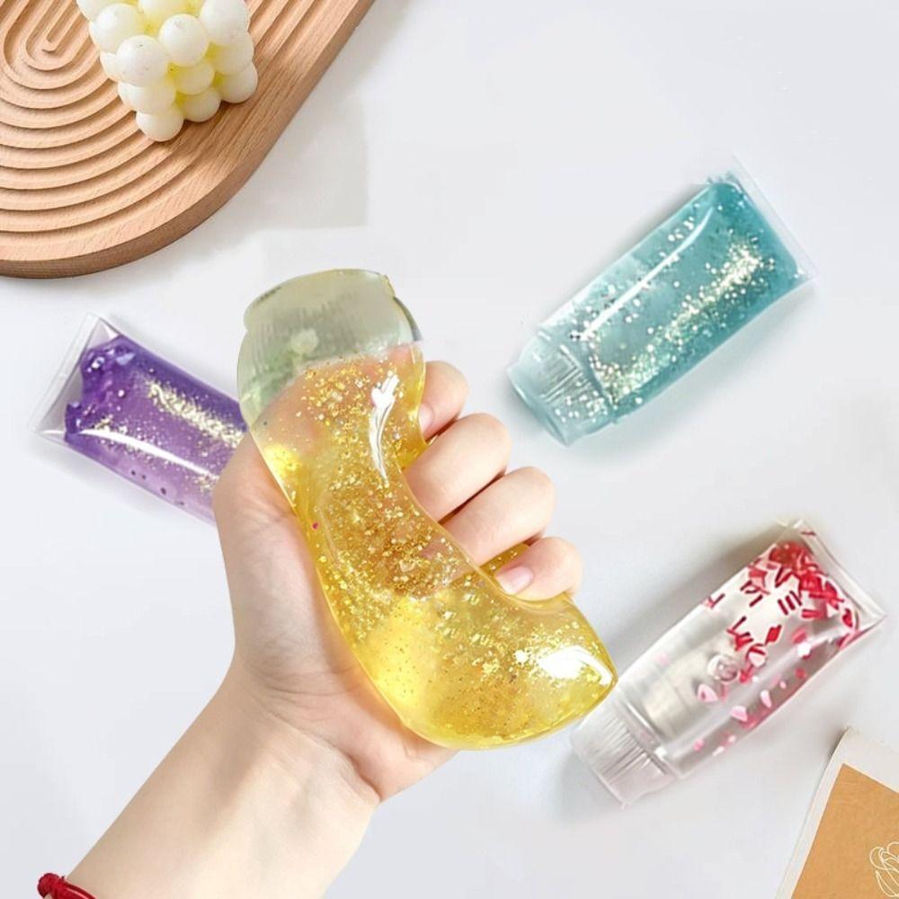Shapeable Toothpaste Squishy Toy Soft Elastic Sensory Fidget Ball Birthday Gifts