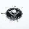 Retro Belt Skull Pentagram Fashion Trend Personality Youth Belt Cowhide Belt