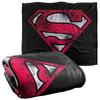 SUPERMAN War Torn Silky Shield Supersoft Blanket
