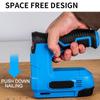 Wood Frame Multitool Nail Staple Gun Furniture DIY Tool 13*14.5CM Portable Electric Stapler Lithium-ion Cordless Nail Gun