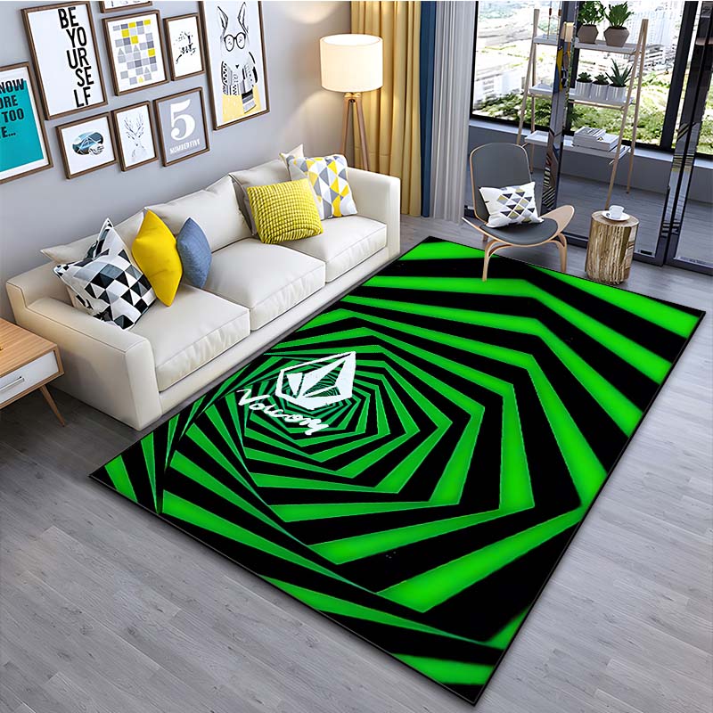 Extreme Sport V-V0lcom Pattern Floor Mat Rug 15 Size Living Room Bedroom Bedside Bathroom Floor Mat Area Rug Club Outdoor Rugs