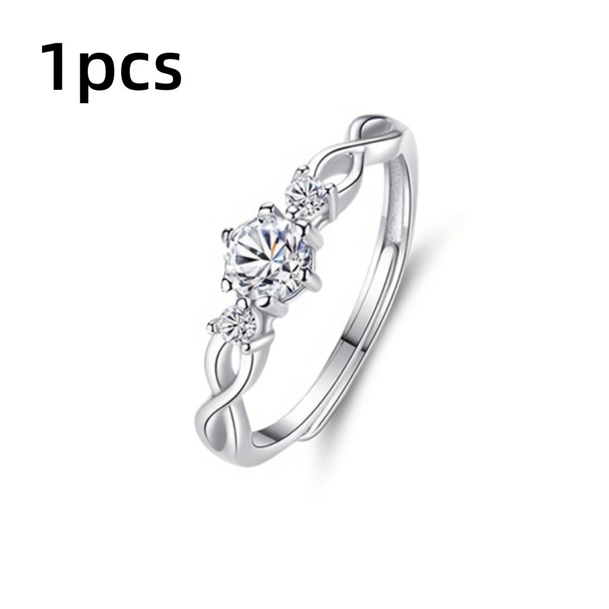 Unique design open-ended intertwined love ring for couples, unisex/A seller of personalized intertwined rings Ladies