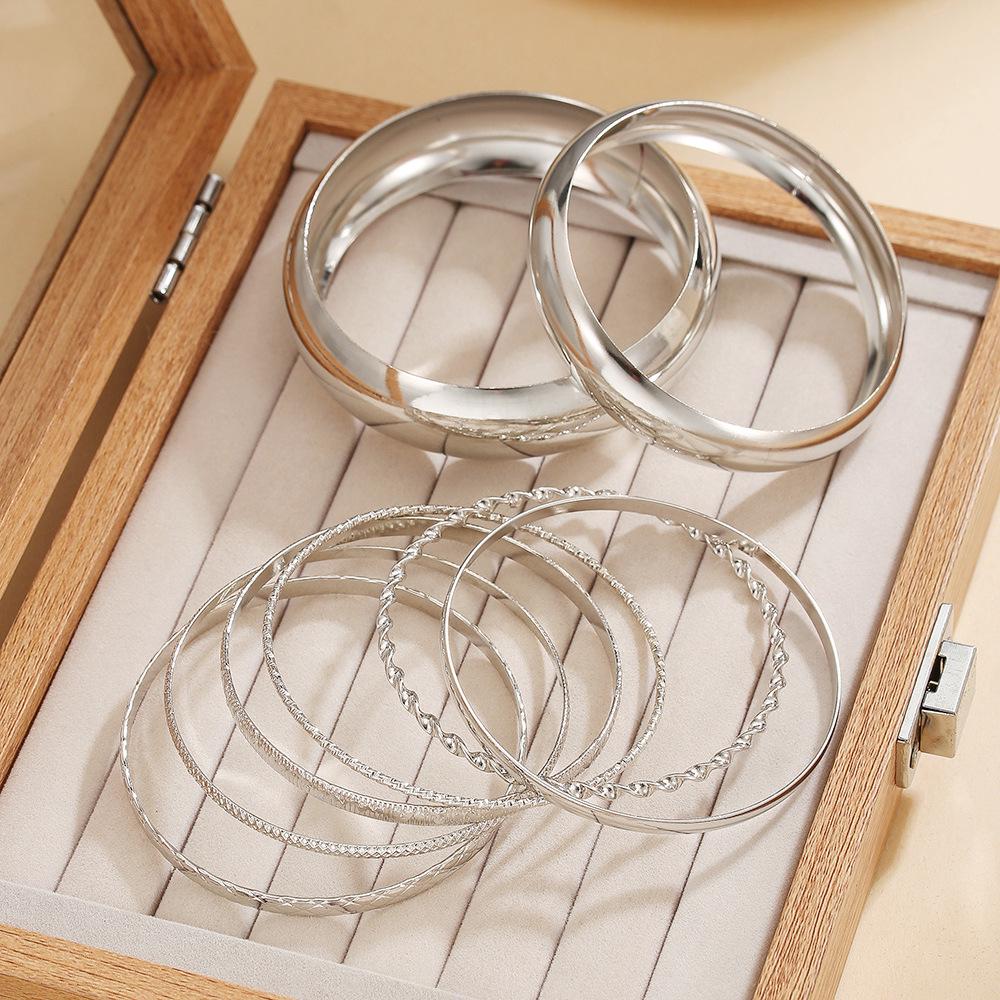 Conjunto de Pulseiras Étnicas Boêmias Banhadas a Ouro - Joias de Estilo Ocidental Antigo