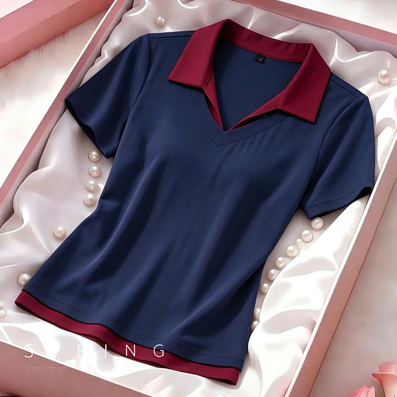 Short Sleeved Sports T-shirt Women's Summer Loose Casual T-shirt