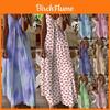 Women's Boho Floral Strappy Dress Oversized Maxi Kaftan For Summer Beach Parties