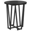 Side Table Set 2 Pcs Black Oak Effect