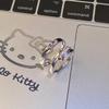 Light Luxury Adjustable Couple Bow Tie Rings - High-End Versatile Jewelry