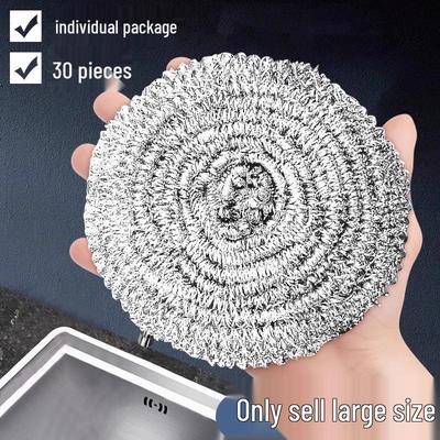 Hengxinruichu Extra Large Stainless Steel Scouring Pads with Handle
