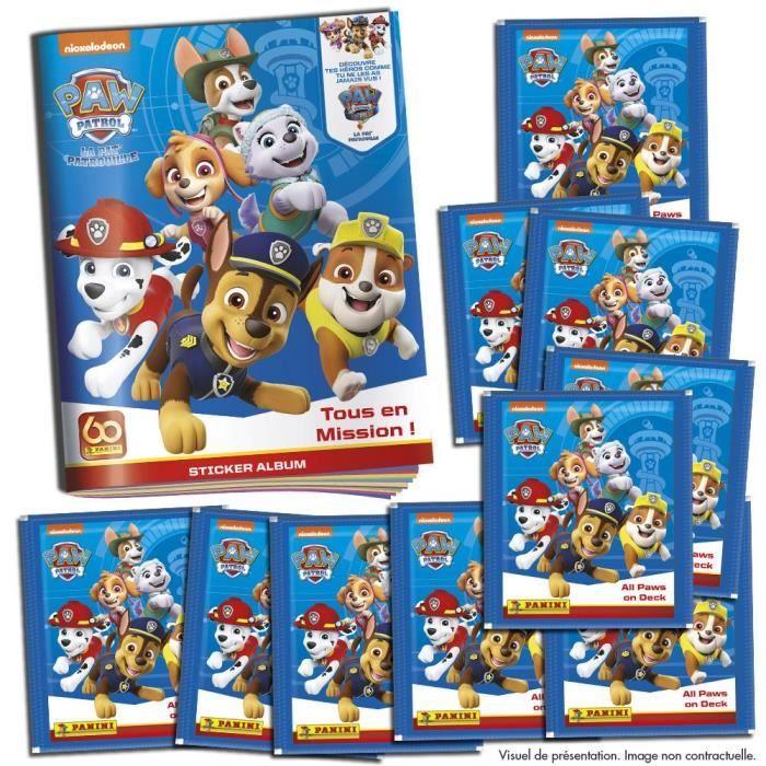Album de stickers PANINI Pat Patrouille Tous en mission - 22 pochettes + 3 offertes