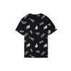 New Balance Printing Short Sleeve Couple Style Black Unisex AMT02372-BK