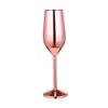 Champagne Cup 6oz Stainless Steel Champagne Flute Metal Wine Goblet Cup Bar Restaurant Goblet Home Bar Party Supplies