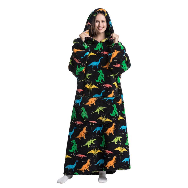Oversized Wearable Warm Blanket Hoodie Sweater