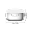 Electric Nail Clippers LED Light Rechargeable Fingernail Cutter Automatic Toenail Trimmer for Kids Adults Seniors Men Women Home