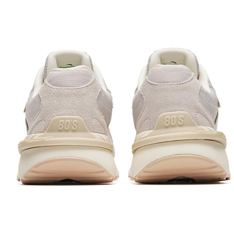 Anta Life Collection Campus Cultural Heritage Breathable And Wear Resistant Low Top Sports Casual Shoes Gray White 112248877-1
