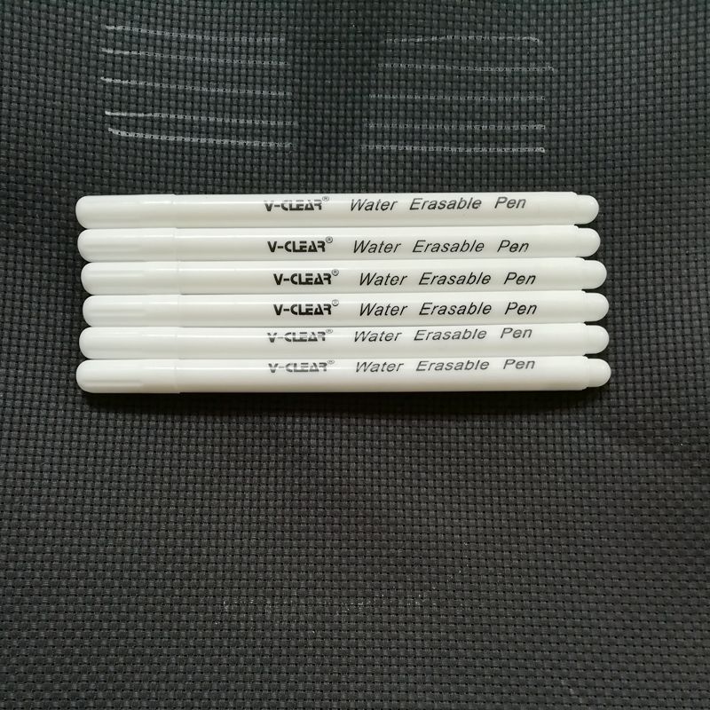

VCLEAR 6 pcs Fabric Marker Air Erasable Pen With Vanishing Ink Pen Fabric Marking Pen For Clothing DIY Needlework Sewing Tools