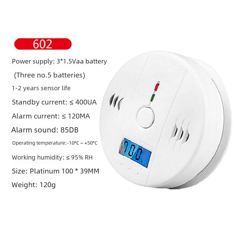 LED Display Carbon Monoxide Alarm for Home - Coal Stove CO Detector