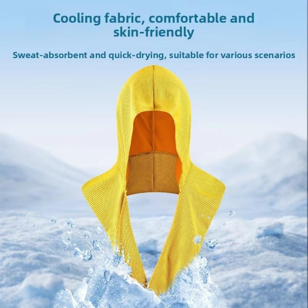 Hooded Cooling Hoodie Towel Lightweight Cooling Neck Wrap for Sports Outdoor