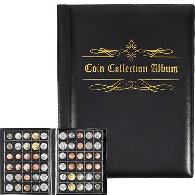 480 Cep Madeni Para Koleksiyon Malzemeleri Tutucu Kitap Koleksiyonerler İçin Taşınabilir Dolar Kuruş Madeni Para Saklama Kutusu Kılıf Albüm