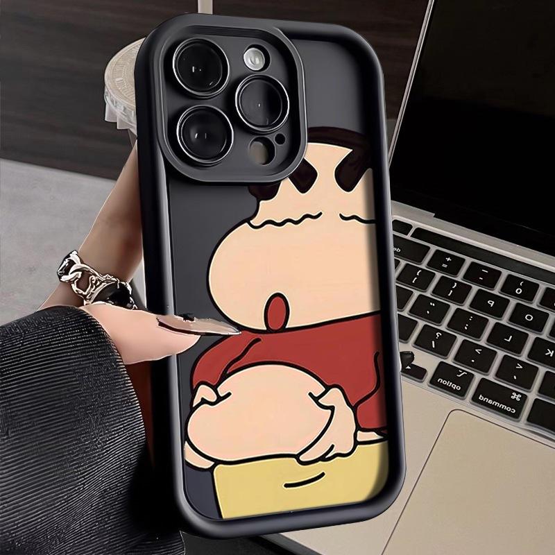 Applicable To Apple 15promax Mobile Phone Case, New Iphone14 Advanced Sense 13pro Cartoon 12 Crayon Small New 1