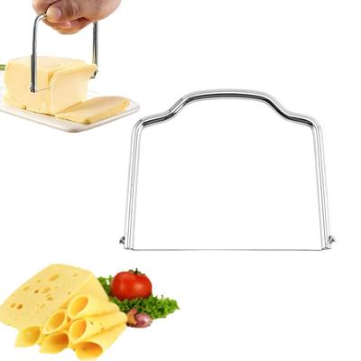ALLVD Käse Hausgebrauch Käse und Schinken Schneiden Mehrzweck Edelstahl Backen Küche Bequem Leicht zu Tragen Kochutensilie Schneider, Werkzeug,