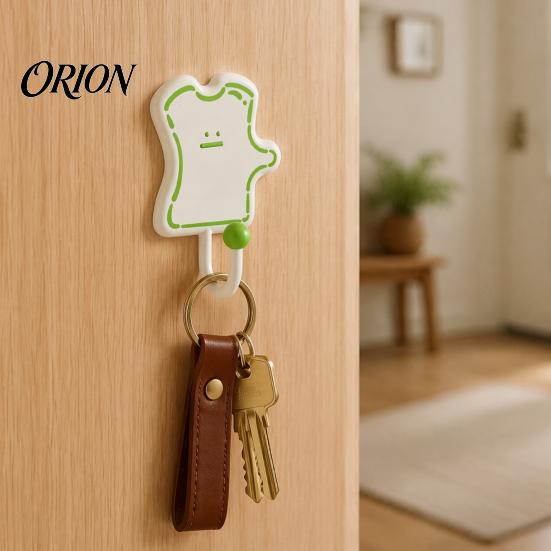 Modular Splicing Hooks for Entryway Cartoon Puzzle Key Hook, Heavy Duty Traceless Plastic Wall Hanger, Adhesive Aprons Space Saving Self Hook Spatulas