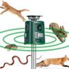 Ultrasonic Animal Repeller Pest Animal Repellent 360 Degree Solar Cat Deterrent IP44 Waterproof 5 Modes for Dog Cat Bird Rabbit
