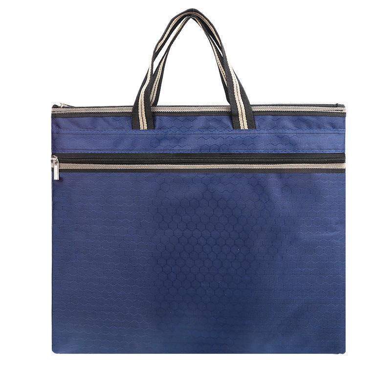 Large Capacity Oxford Cloth Document & Laptop Briefcase with Zipper