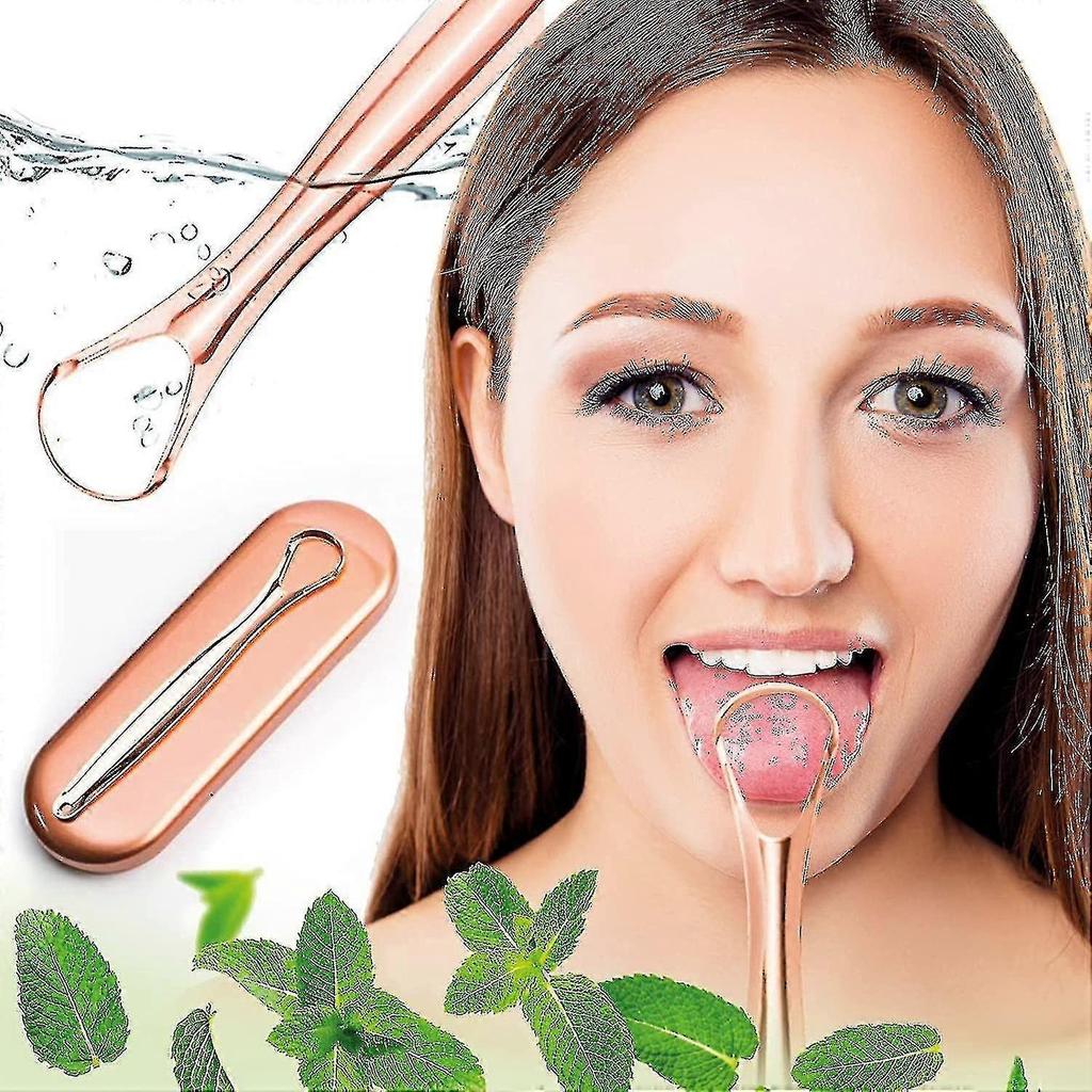 Tongue Scraper Copper - Tongue Cleaner - Tongue Scrubber Tw