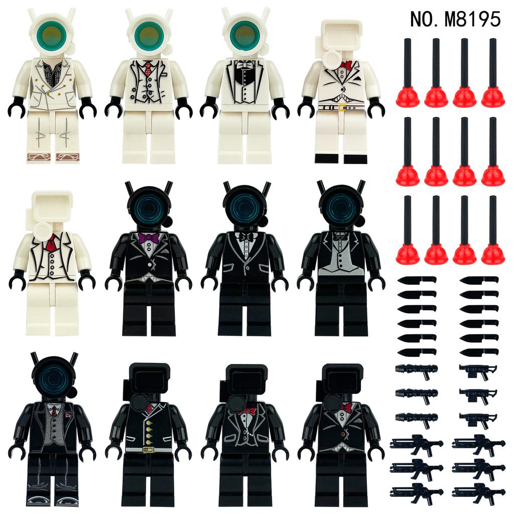 US Army Field Corps Ruins Scene Artillery Small Particle Building Block Children's Toy Mortar Figures Assemble Fancy Toy