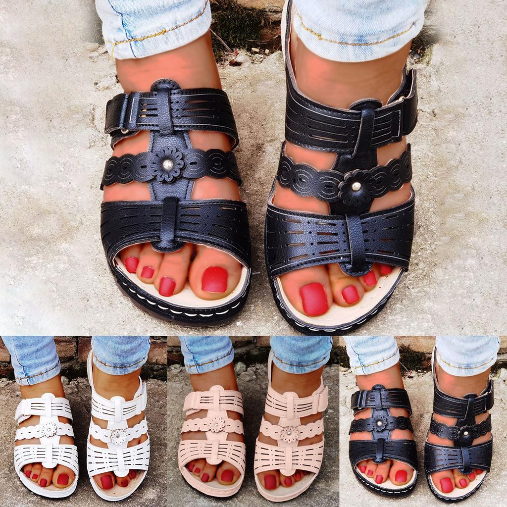 Sandalias de mujer con tacón de cuña a la moda de verano