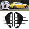 Para Kia Stinger 2018-2023 Preto Brilhante Tampa do Respiro Lateral do Para-lama Dianteiro Acabamento