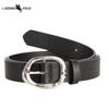 Pin Buckle Belt PU Leather Wide Belt Simple Jeans Casual Girls Belt