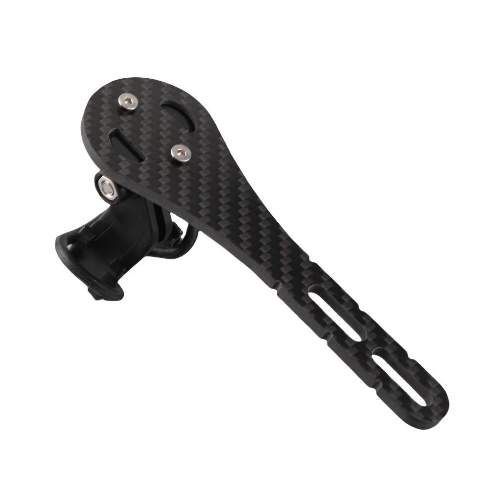 Carbon Fiber Bike Computer Mount Adjustable Out Front Bike Mount  Cycling Accessories
