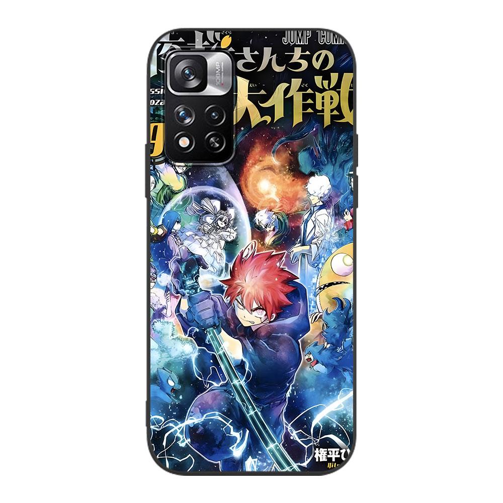 Mission Yozakura Family Case for Xiaomi Redmi 10A 10C 9C 12C 9A 9i 10 12 9 Prime 9T K40 Pro Black Soft TPU Mobile Phone Cover