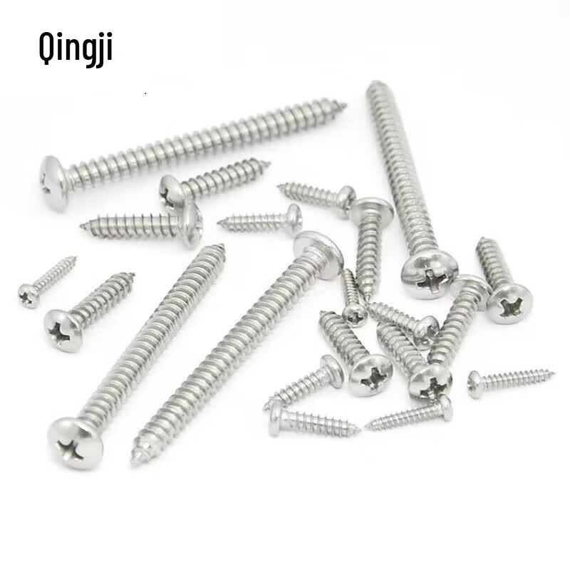 304 Stainless Steel Phillips Pan Head Self-Tapping Screws